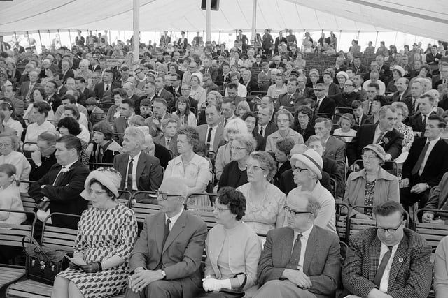 Another from the 1965 Miners Gala - do you recognise anyone in the crowd?