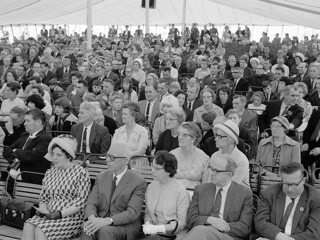 Another from the 1965 Miners Gala - do you recognise anyone in the crowd?