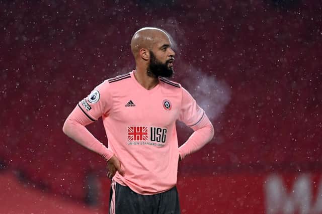 David McGoldrick starts for Sheffield United against Bristol City. (Photo by Laurence Griffiths/Getty Images)