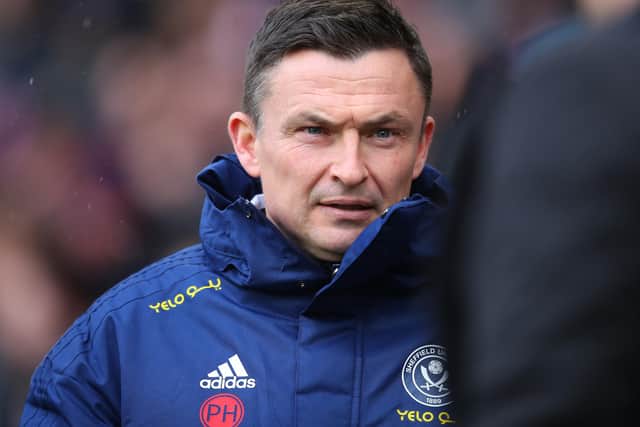 Paul Heckingbottom, the Sheffield United manager: Simon Bellis / Sportimage