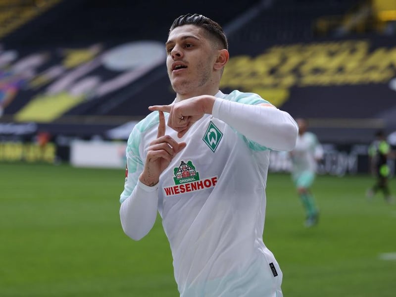 Aston Villa are planning a fresh move for Werder Bremen winger Milot Rashica ahead of the summer window. (Football Insider)

(Photo by Joosep Martinson/Getty Images)