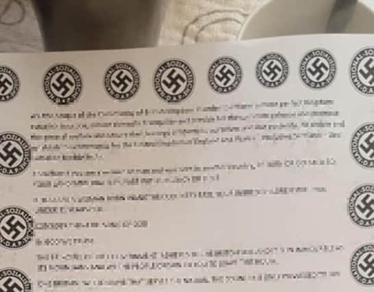 Sheffield BLM campaigners have spoken out over hateful letters sent by a Neo-Nazi group