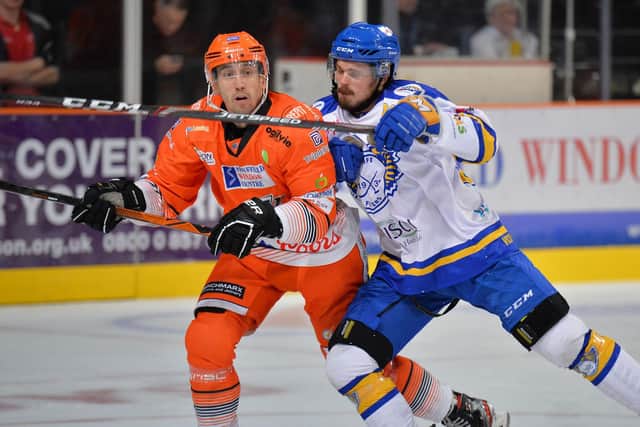 Daine Woolley suffered a serious injury while playing for Sheffield Steelers last season