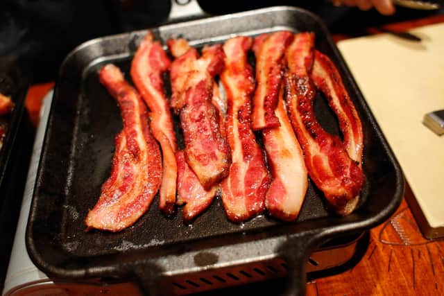 Bacon on display (Photo by Brian Ach/Getty Images for New York Magazine)