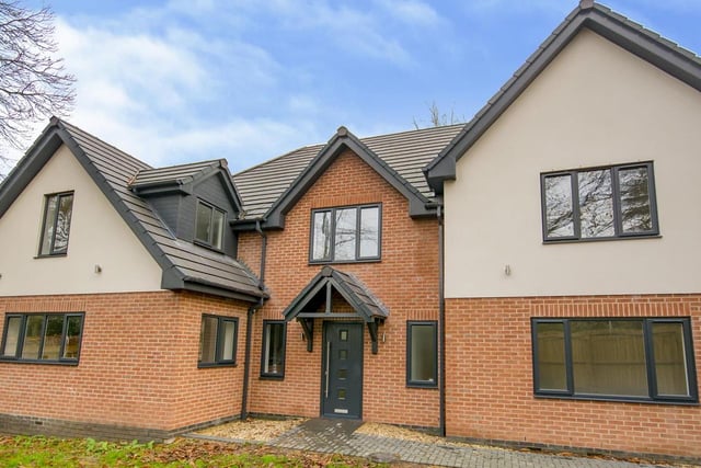 This five-bedroom detached house has an asking price of £669,950. The sale is being handled by BuckleyBrown. (https://www.zoopla.co.uk/for-sale/details/53487567)