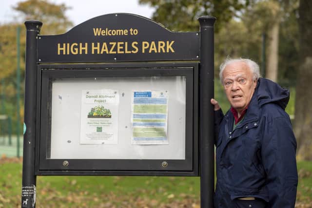 The Friends of High Hazels Park in Darnall, Sheffield, are desperate for more volunteers. Pictured is Paul Campbell. Picture Scott Merrylees