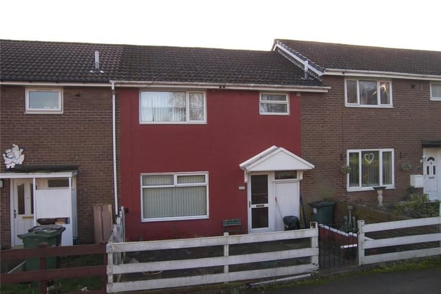 115 Bawn Approach, Leeds, a three-bedroom, terrace house, sold for £109,500, against a guide price of £75,000-plus.