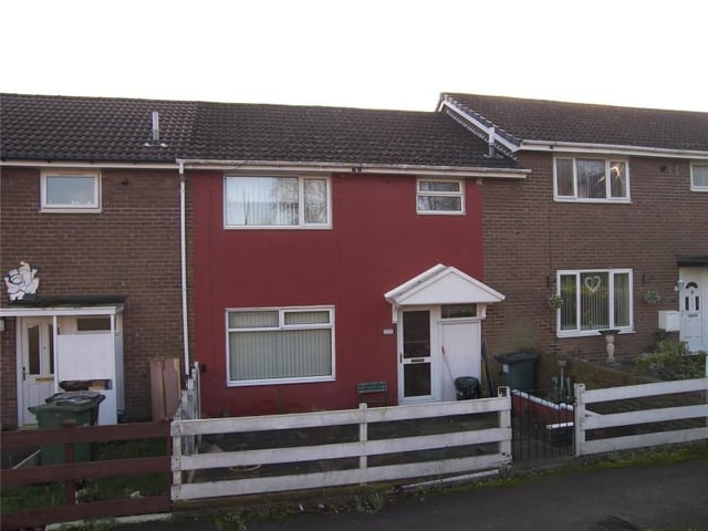 115 Bawn Approach, Leeds, a three-bedroom, terrace house, sold for £109,500, against a guide price of £75,000-plus.