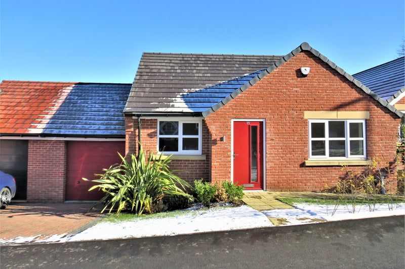 This two-bedroom detached bungalow comes with integrated appliances and off-street parking. Price: £220,000