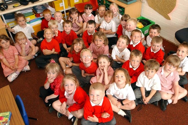St Aidan's Primary new starters were in the picture in January 2003. Who do you recognise?