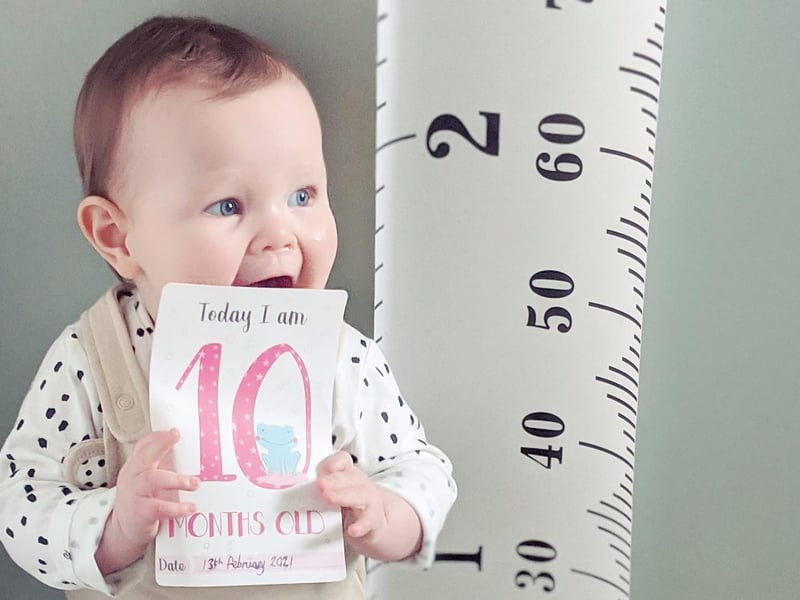 Rachel Harris, said: "Miss Martha Joy, born during the first lockdown 13-04-20. She's now 10 months into this crazy life & still waiting to meet some very important people. She's brought such light into these dark times & we are so grateful that this little darling came along when she did."