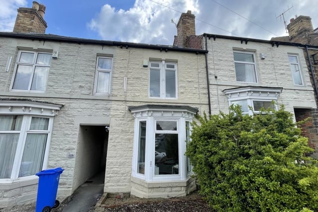 A terraced house with five bedrooms on Springvale Road, Crookesmoor, has a guide price of £250,000.