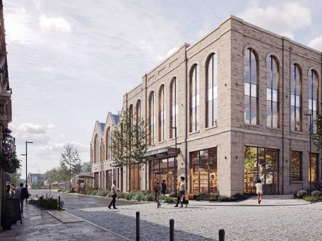 Plans for a new Stocksbridge town centre have been submitted to Sheffield City Council by Stocksbridge Town Deal Board. This image shows the proposed community hub