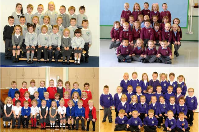 Is there a familiar face in one of these reception class scenes?