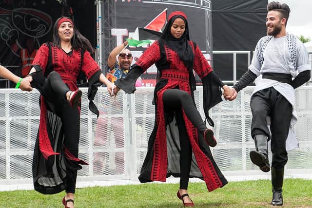 The dabke, which forms a key part of Palfest events in Sheffield, is a traditional Middle Eastern dance that is performed in Palestinian celebrations