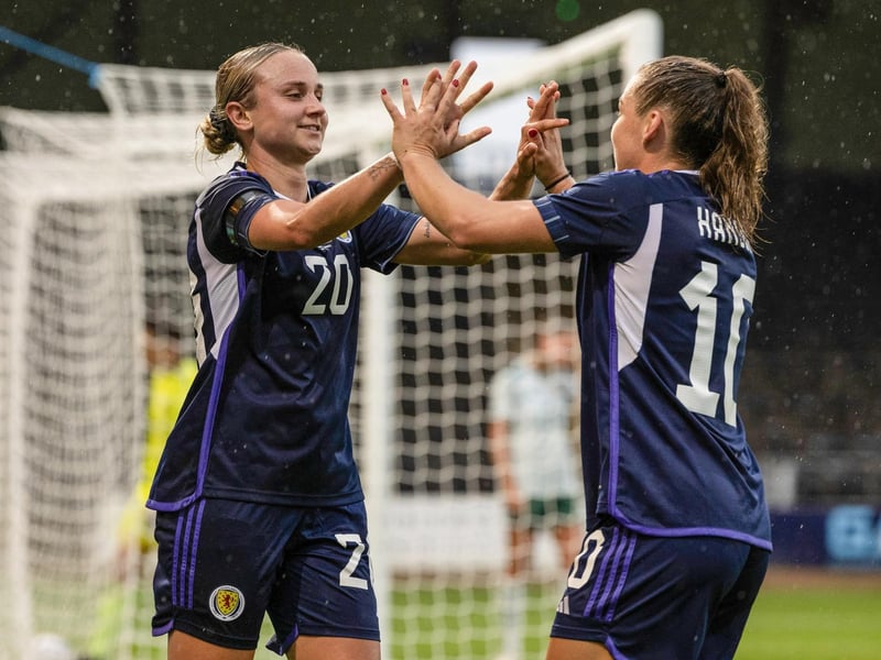 The Tottenham Hotspur forward was tireless in her performance against England and - injury permitting - will be tasked with grabbing the goals for Scotland on Tuesday night.