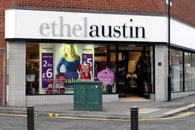 Ethel Austin in Queen Street in 2010 at around the time it faced closure. It was a popular choice on the UK's high streets. Did you love it?
