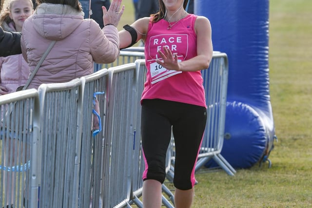 Ann-Marie Marshall finished second at the Hartlepool Race for Life 2021.