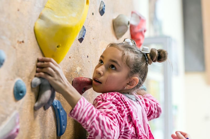The Carnegie Leisure Centre, in Dunfermline, has a great climbing wall perfect for youngsters - and classes for ages three and up to get them started. Book at the Fife Leisure website.