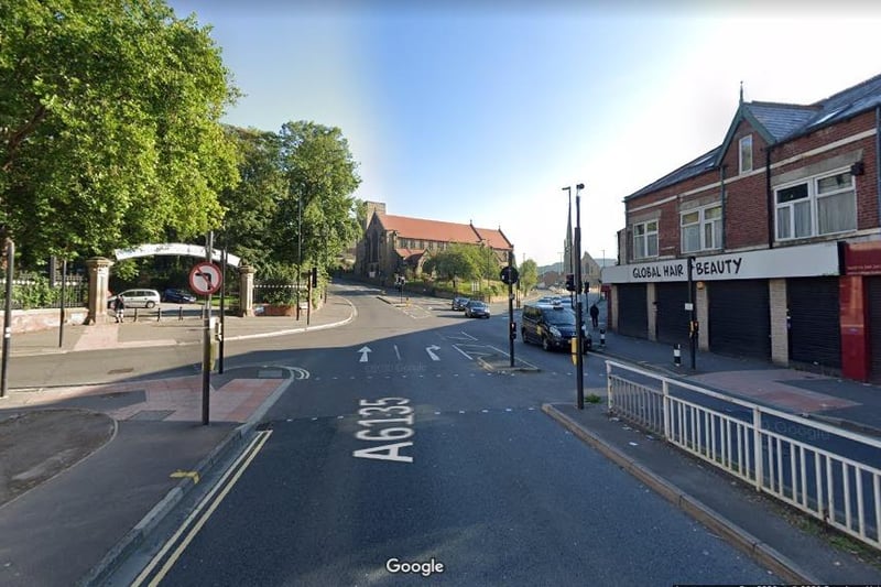 Crabtree & Fir Vale recorded a 12 month total of 30.9 neighbourhood-level incidents of anti-social behaviour, and as a rate per 1,000 residents. Picture: Google
