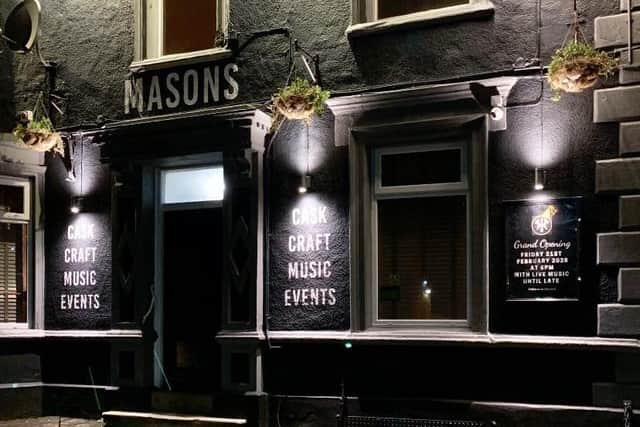 The Masons, in Crookes, is reopening.