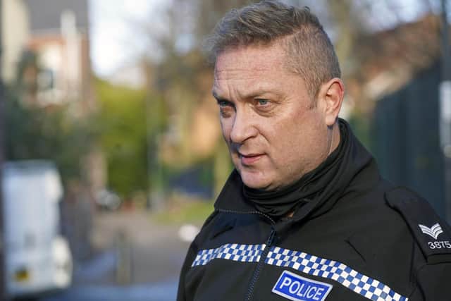 New police team based in the troubled Page Hall area of Sheffield. Pictured is Sgt Cartlidge. Picture by Scott Merrylees.