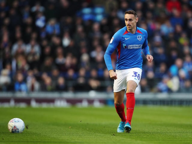 The Waterlooville lad enjoyed a spell at right-back before the turn of the year before suffering a knee injury. He’s since struggled to find a way back into Pompey’s plans.
