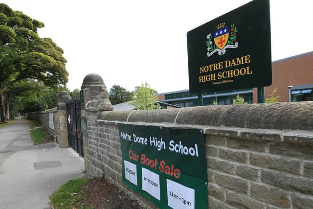 Notre Dame High School pupil Louis Milo Sleney was found hanged at his home in Sheffield