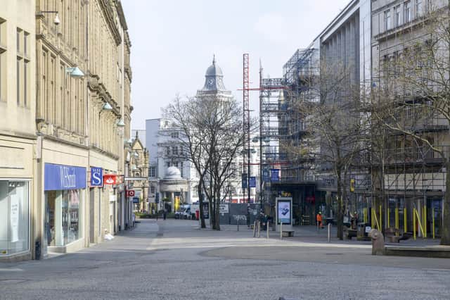 Many residents want to see more shops and development in the city centre. Photo taken in March 2020.