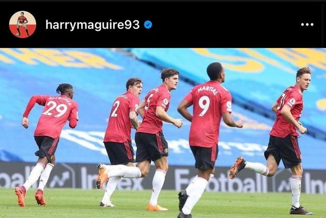 Mosborough-born defender Maguire, a Sheffield United youth product, now captains Manchester United and is a regular in the England national team. He has more than two million followers on Instagram and just under one million on Twitter. @HarryMaguire93