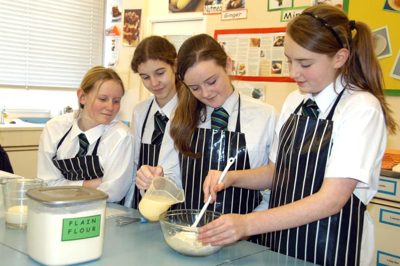 Pancake making at St Anthony's School. Can you spot someone you know?