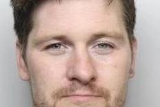 Lee Fueloep, pictured, who was aged 40 when he was sentenced in December 2018, was jailed for life and ordered to serve a minimum of 35 years behind bars for the murder of 73-year-old Jill Hibberd. His victim was stabbed 70 times in her home on Roy Kilner Way, Wombwell, Barnsley, during a burglary, according to Sheffield Crown Court.