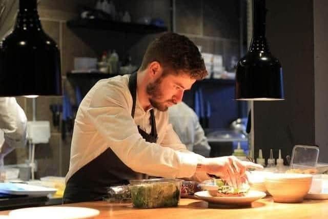 Luke French at Sheffield's JÖRO Restaurant, which has been included in The Restaurant Guide 2023 as one of the best places to eat in the UK, according to AA inspectors