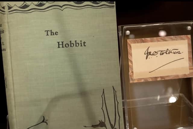 A very rare first edition copy of The Hobbit, from 1937