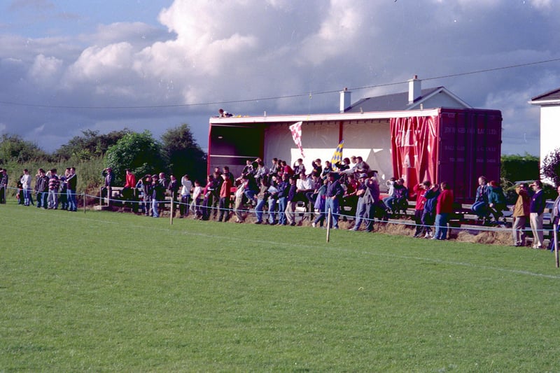 Fans watch Stags' in pre-season action in Ireland in July 1998.