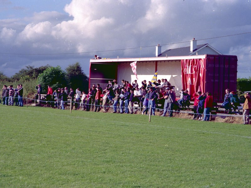 Fans watch Stags' in pre-season action in Ireland in July 1998.