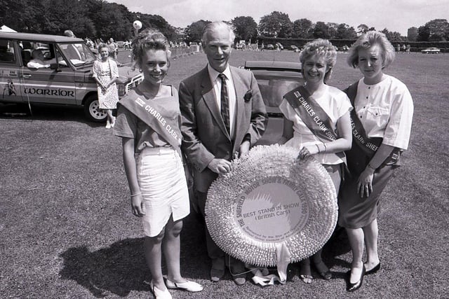 The Best Stand in the show was awarded to Charles Clark at the Gala at Graves Park, July 1990