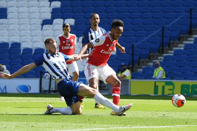 The centre-back featured for a full 90 minutes in Brighton's 2-1 victory over Arsenal. Webster made a superb last-ditch challenge to deny Pierre-Emerick Aubameyang a big goalscoring opportunity in the first half.