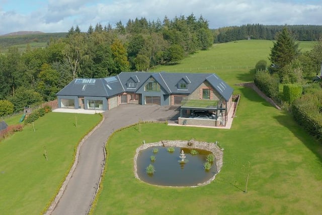 Completed in 2019, ‘The Bothy’ is set within elaborate garden grounds with uninterrupted views over Loch Lomond and the surrounding countryside. Offers over £1,700,000.