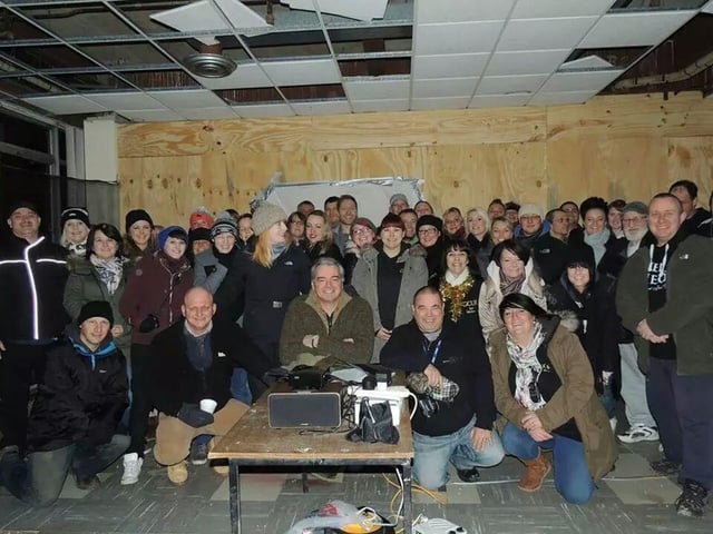 Ghost hunters at the Stanley Tools Factory in Tinsley. The ghost of a former cook from the canteen been spotted on a couple of occasions inside the facility.