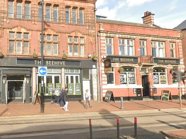 The Beehive pub on West Street in Sheffield city centre was awarded a five-star food hygiene rating at its latest inspection on June 28 2023.