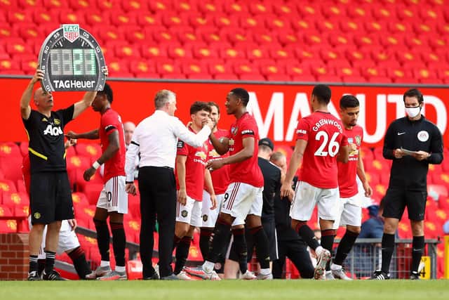 Manchester United made five changes at once against United last season: Michael Steele/NMC Pool/PA Wire
