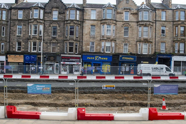 According to the Edinburgh trams website, the works are due to continue until early 2023. David, who has been running Elvis Shakespeare for about 15 years, said he is concerned many businesses currently on Leith Walk will not be open by the time the tram works finish.