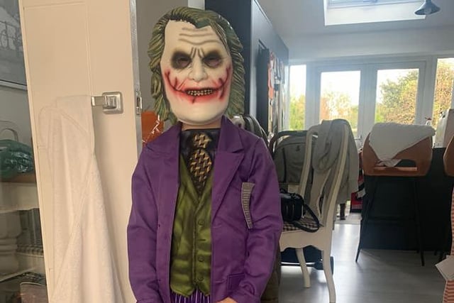 Noel Petty as the Joker.