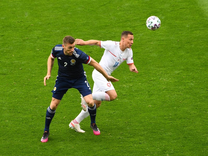 Saw plenty of the ball early on, and that isn’t necessarily how Scotland would have wanted the encounter to pan out. His usual industry on show, but also his inescapable limitations.