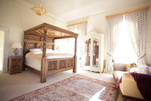 One of the stunning bedrooms