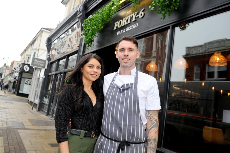 Restaurant Forty-6 in Osbone Road, Southsea, has a five star rating on Tripadvisor based on 102 reviews. Picture: Sarah Standing (151119-650)