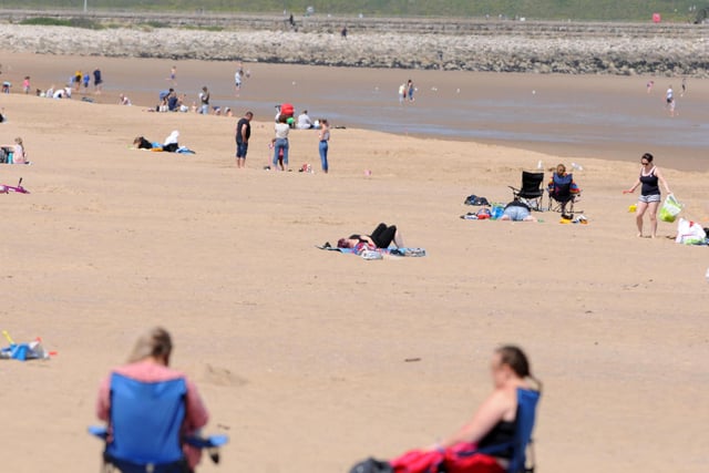 Residents head outdoors in South Tyneside as the weather hots up.