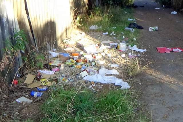 It was once the site of a makeshift shrine to the victim of a tragic South Yorkshire murder.  But now land behind Victoria Street, Dinnington, has been targeted by fly tippers who have been accused of failing to respect much-loved teenager Leonne Weeks, whose body was found there in 2017