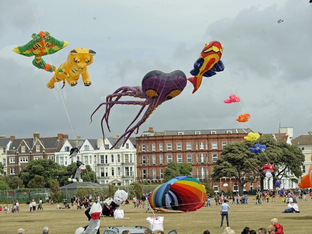 Is it a bird, is it a plane? No, it's a kite! The kite festival will return to the seafront in August 2021. The organisers say they ‘will return even stronger’.